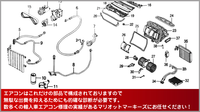 エアコン部品